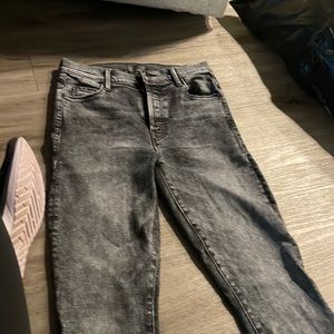 Mother grey straight legs pants 26